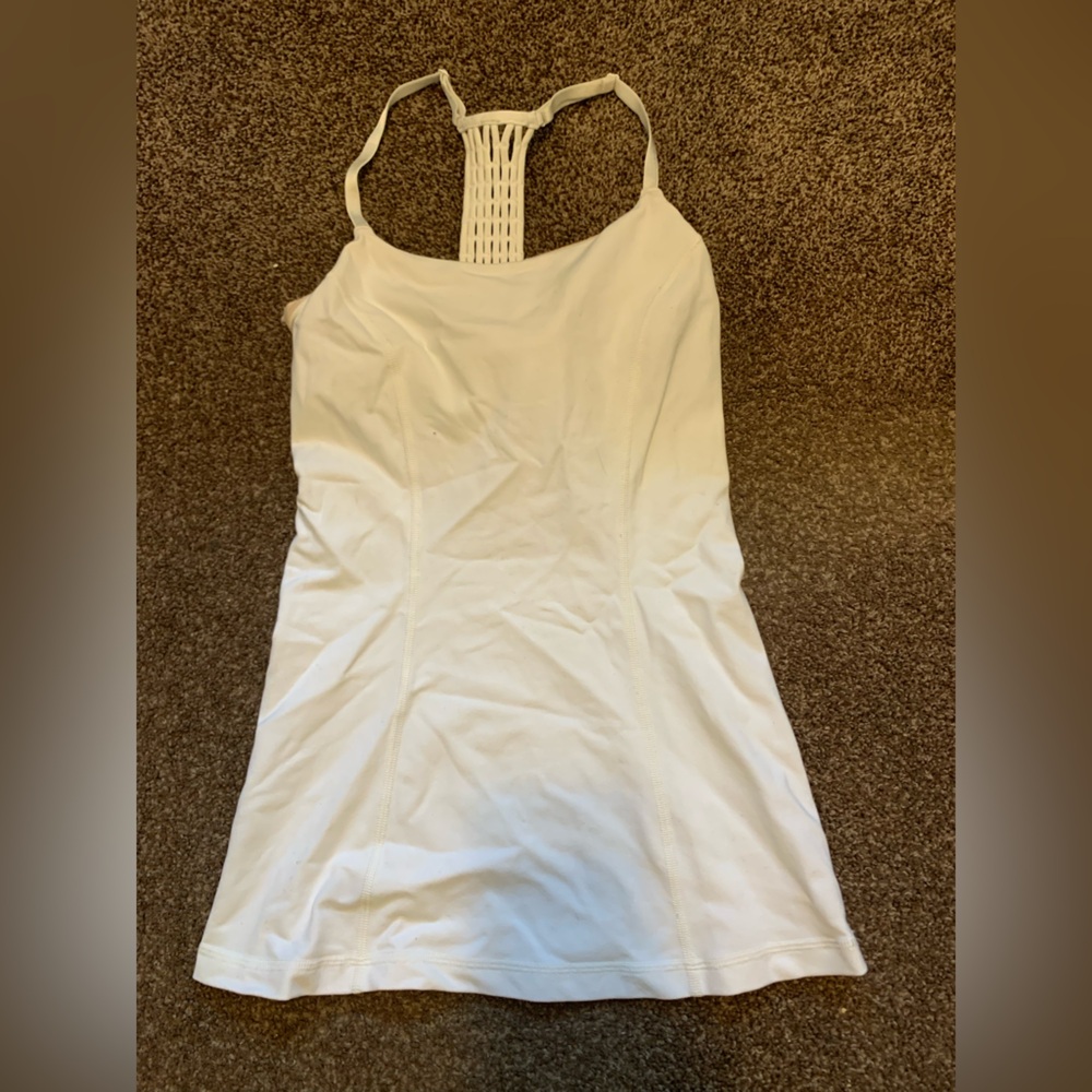Lululemon White Tank Top